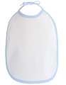 Baby Slabbetje Link Kids Wear BIB-11-13-14 Wit-Baby Blue